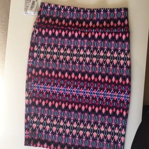 Lularoe Aztec print Cassie skirt - size medium